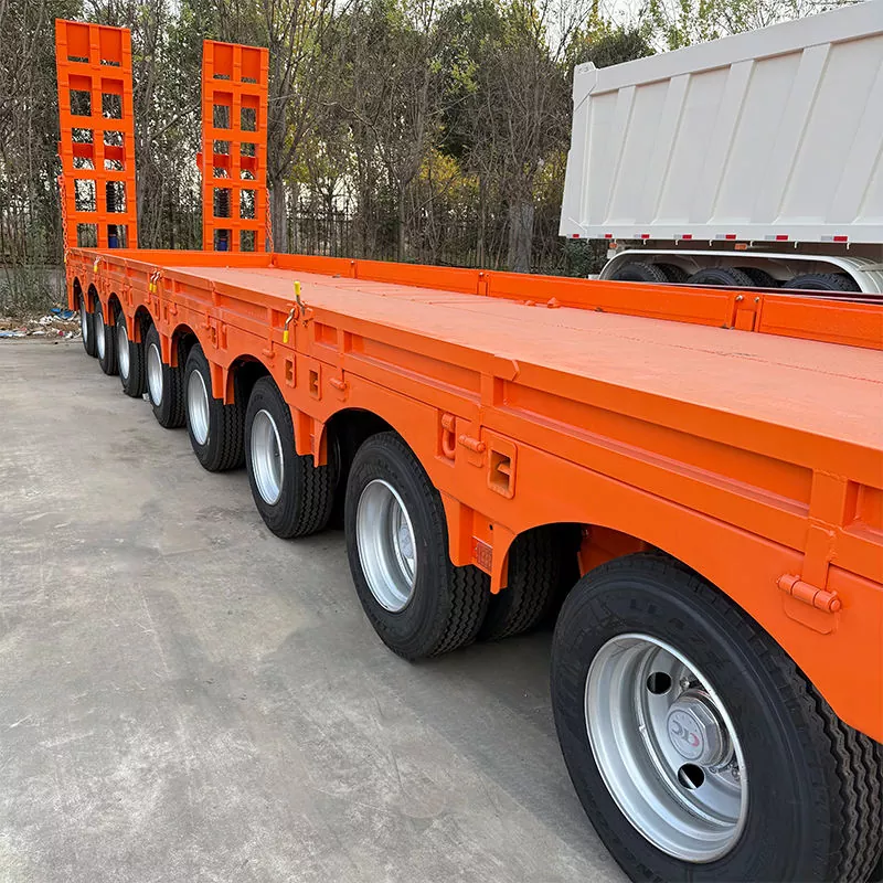 10-ایکسل ملٹی ایکسل ہائیڈرولک ہیوی-ہول سیمی ٹریلر