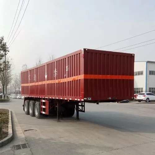 معیاری خطرناک کیمیکل باکس سیمی ٹریلر